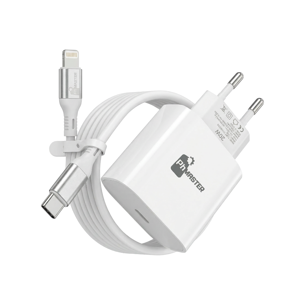 Kit Carregador Turbo PH MASTER 20w IOS/ANDROID
