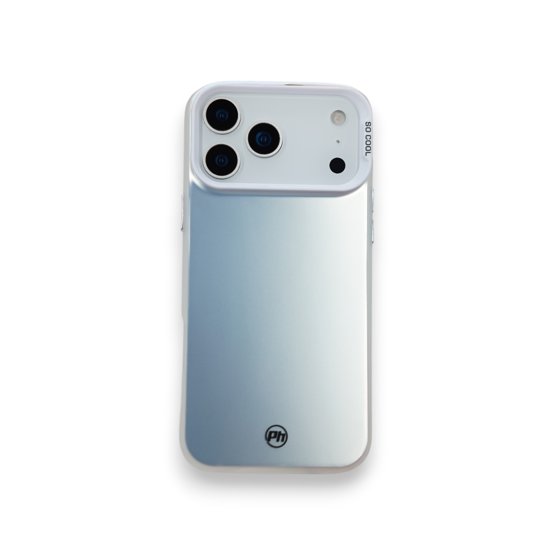 Case PH 17 Pro Max metálica branca