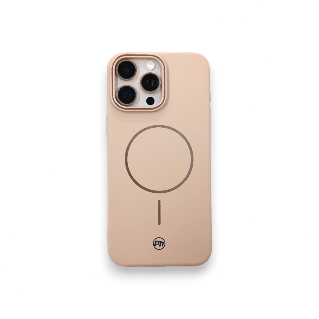 Case PH 16 Pro Max silicone macio desert marron
