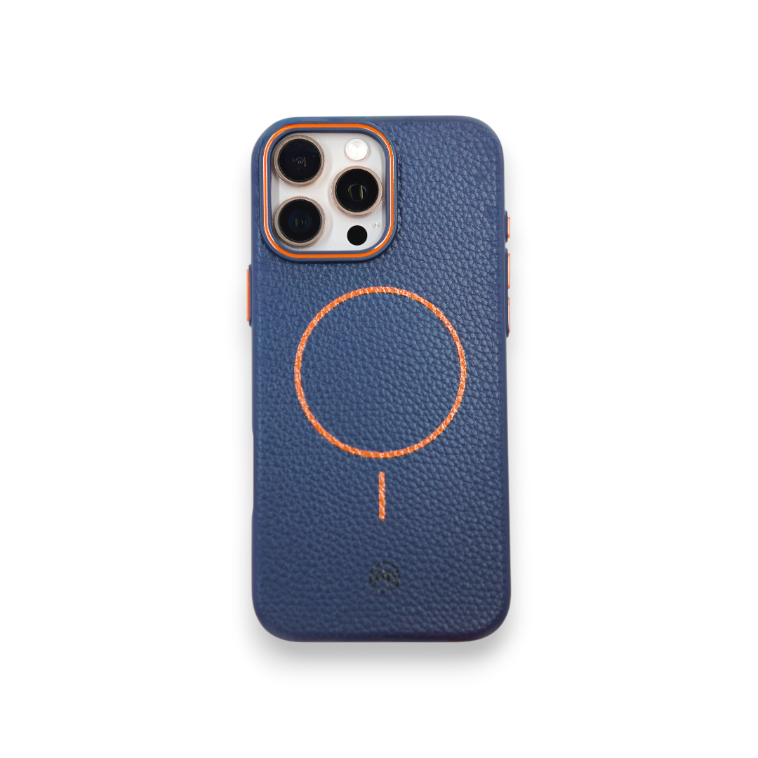 Case PH 16 Pro Max crocodile azul