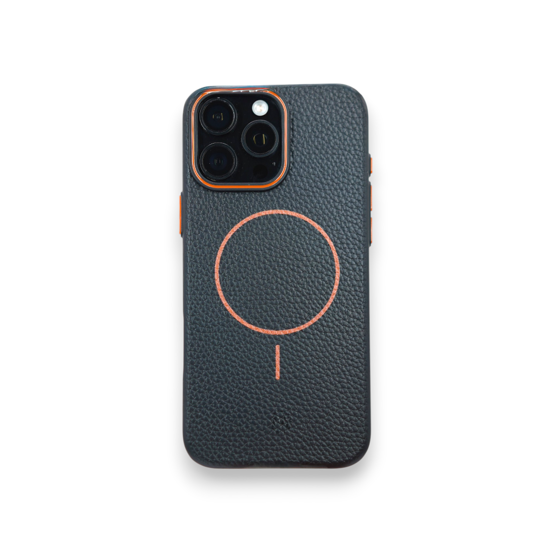 Case PH 16 Pro Max crocodile preta