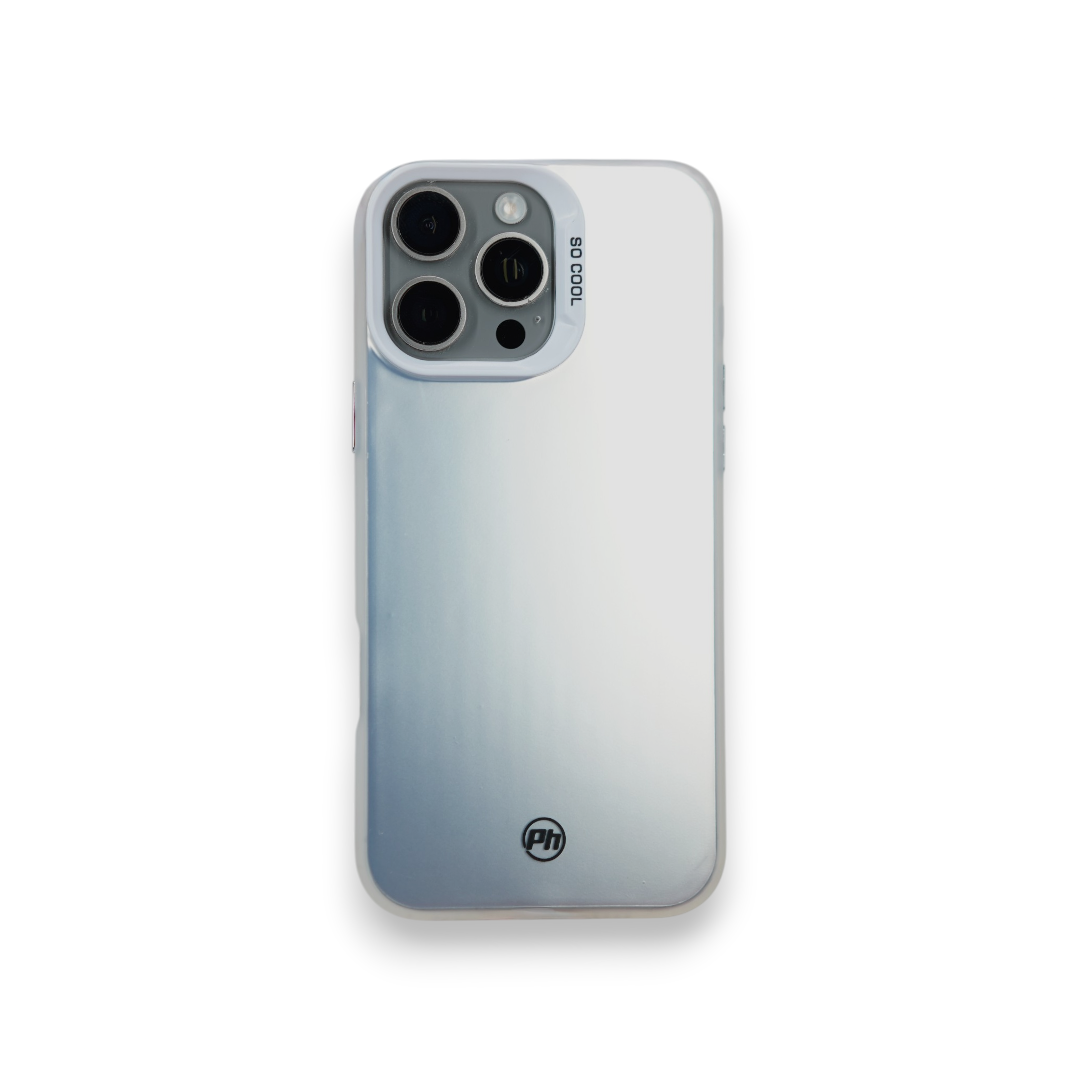 Case PH 16 Pro Max metálica branca