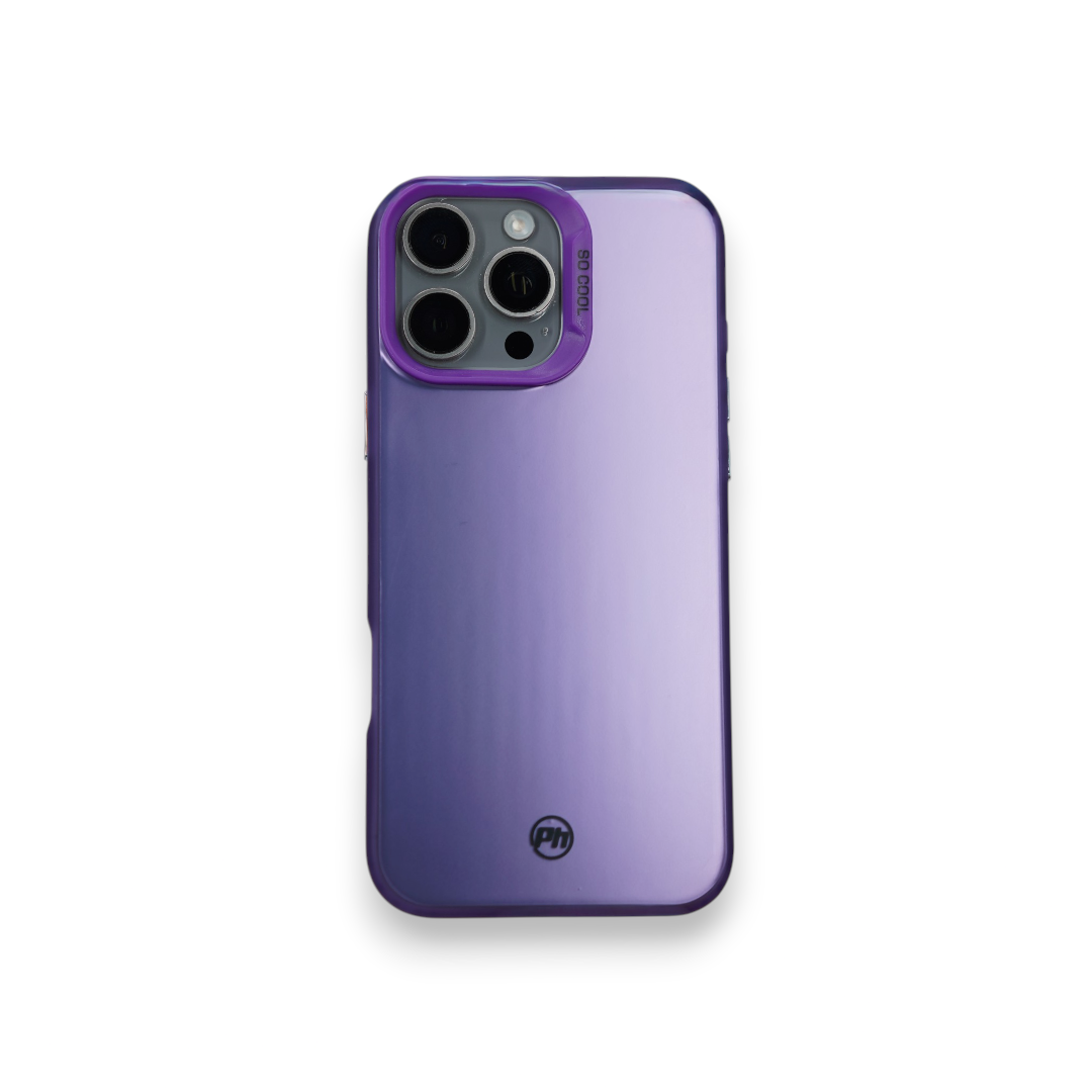 Case PH 16 Pro Max metálica roxa