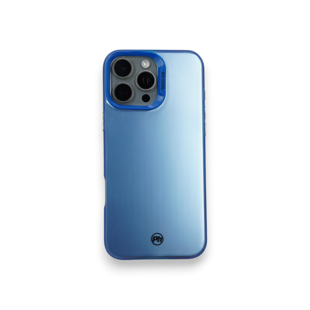 Case PH 16 Pro Max metálica azul