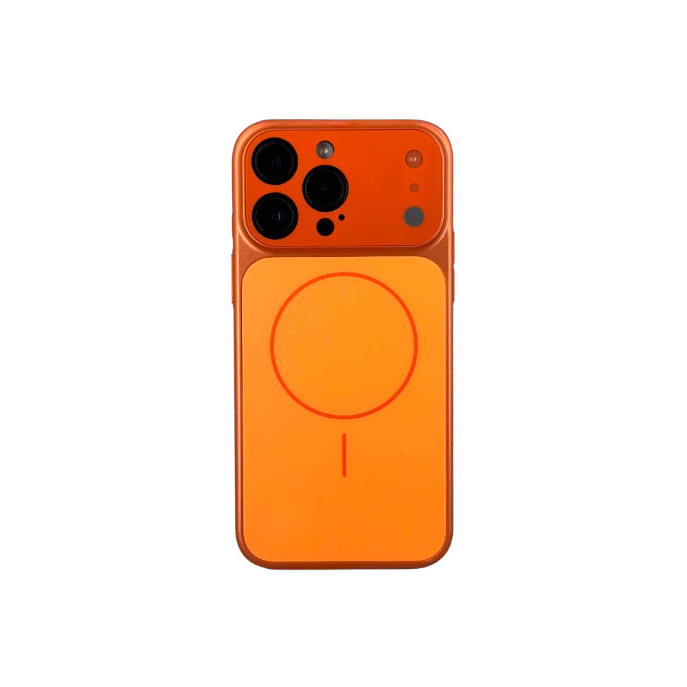 Case PH 13 Pro Max Transformation 17 Pro Max de vidro Laranja Ph-004